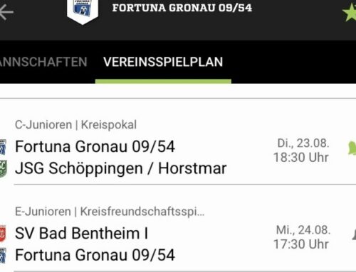 Action auf den Fortuna-Plätzen – Trainingsplätze verlegt