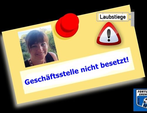Geschäftsstelle für 2 Wochen nicht erreichbar