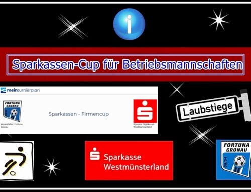 Sparkassen Firmen-Cup: Turnierplan steht